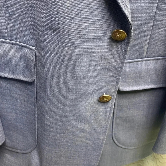 Vintage 80s Blue blazer - Picture 4 of 7